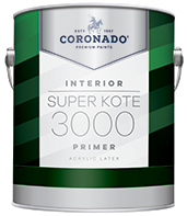 Painten Place Super Kote 3000 Primer is an easy-to-apply primer optimized for high productivity jobs. Super Kote 3000 is ideal for use in rental properties. This high-hiding, fast-drying primer provides a strong foundation for interior drywall and cured plaster and can be topcoated with latex or oil-based paint.boom