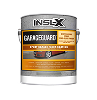 Painten Place GarageGuard is a water-based, catalyzed epoxy that delivers superior chemical, abrasion, and impact resistance in a durable, semi-gloss coating. Can be used on garage floors, basement floors, and other concrete surfaces. GarageGuard is cross-linked for outstanding hardness and chemical resistance.

Waterborne 2-part epoxy
Durable semi-gloss finish
Will not lift existing coatings
Resists hot tire pick-up from cars
Recoat in 24 hours
Return to service: 72 hours for cool tires, 5-7 days for hot tiresboom