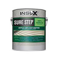 Painten Place Sure Step Acrylic Anti-Slip Coating provides a durable, skid-resistant finish for interior or exterior application. Imparts excellent color retention, abrasion resistance, and resistance to ponding water. Sure Step is water-reduced which allows for fast drying, easy application, and easy clean up.

High traffic resistance
Ideal for stairs, walkways, patios & more
Fast drying
Durable
Easy application
Interior/Exterior use
Fills and seals cracksboom